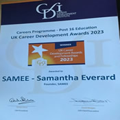 UKCDA Award 2023 - Sam - SAMEE Charity